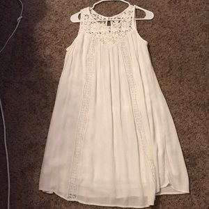 Large, white old navy dress